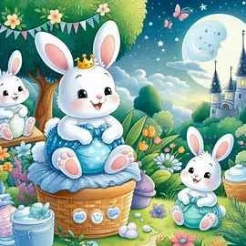 Króliczek Kajtuś i Magiczna Pieluszka