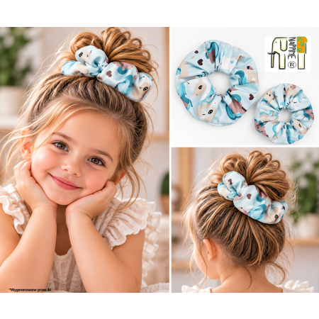 Gumka do włosów PUL Mini – Jednorożce Miętowe | NappiMe®