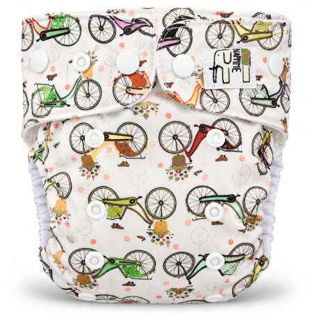 Pieluszka wielorazowa Kieszonka Coolmax OS 6–15 kg – Rowery | NappiMe®