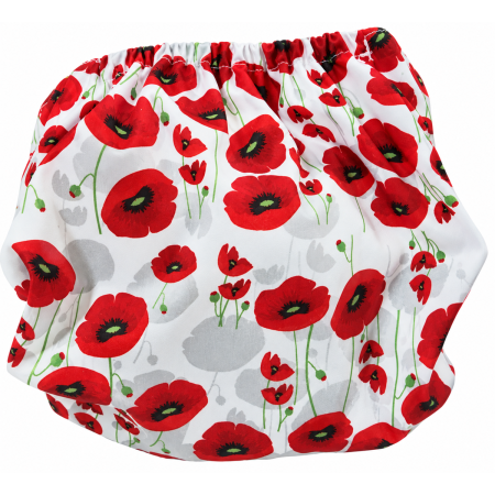Pieluszka wielorazowa Kieszonka Coolmax OS 6–15 kg – Maki | NappiMe®