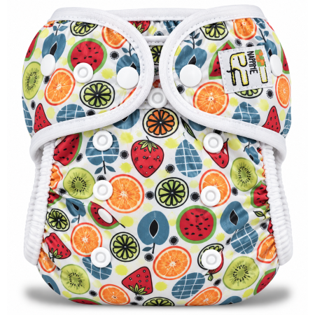 Pieluszka wielorazowa otulacz PUL OS 6–15 kg – Owocowy Mix | NappiMe®