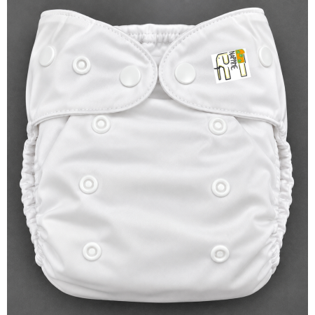 Pieluszka wielorazowa Kieszonka Coolmax OS 6–15 kg – Biała | NappiMe®