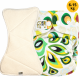 Pieluszka Wielorazowa AIO Kieszonka bambus z wkładem klepsydrowym OS 6–15 kg - Pawie | NappiMe®