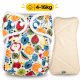 Pieluszka Wielorazowa AIO PUL z wkladem klepsydrowym OS 6–15 kg - Owocowy Mix | NappiMe®
