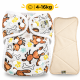 Pieluszka Wielorazowa AIO PUL z wkladem klepsydrowym OS 6–15 kg - Pieski | NappiMe®