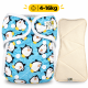 Pieluszka Wielorazowa AIO PUL z wkladem klepsydrowym OS 6–15 kg - Pingwiny | NappiMe®