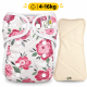 Pieluszka Wielorazowa AIO Kieszonka Coolmax ze Skrzydełkami OS 6–15 kg - Piwonie | NappiMe®
