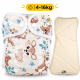 Pieluszka Wielorazowa AIO Kieszonka Coolmax ze Skrzydełkami OS 6–15 kg - Sarenki | NappiMe®