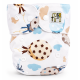 Pieluszka wielorazowa Kieszonka Bambus NB 1,5-8 kg – Balony Miętowe | NappiMe®