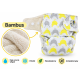 Pieluszka wielorazowa Kieszonka Bambus OS 6–15 kg – Kurki | NappiMe®