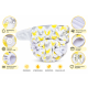 Pieluszka wielorazowa Kieszonka Coolmax OS 6–15 kg – Kurki | NappiMe®