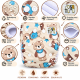 Pieluszka wielorazowa Kieszonka Coolmax OS 6–15 kg – Misie Miętowe | NappiMe®