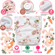 Pieluszka wielorazowa Kieszonka Mikropolar NB 1,5-8 kg – Króliczki | NappiMe®