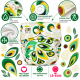 Pieluszka wielorazowa Kieszonka Mikropolar NB 1,5-8 kg – Pawie | NappiMe®