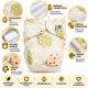 Pieluszka wielorazowa Kieszonka Mikropolar OS 6–15 kg – Balony Zielone | NappiMe®