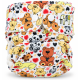 Pieluszka wielorazowa Kieszonka Bambus NB 1,5-8 kg – Misie | NappiMe®