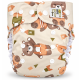 Pieluszka wielorazowa Kieszonka Mikropolar OS 6–15 kg – Misie Zielone | NappiMe®