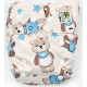 Pieluszka wielorazowa Kieszonka Coolmax OS 6–15 kg – Misie Miętowe | NappiMe®
