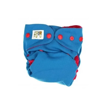 Pieluszka wielorazowa Otulacz Wełniany OS 6–15 kg – Paw Niebieski | NappiMe®