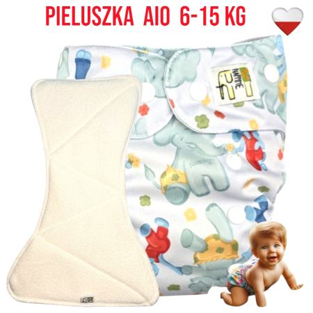 Pieluszka Wielorazowa AIO Kieszonka Mikropolar NAPPIMMIŚ  NappiMe