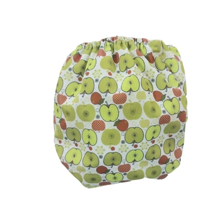 Pieluszka wielorazowa Kieszonka Mikropolar OS 6–15 kg – Jabłka | NappiMe®