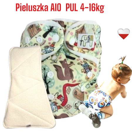 Pieluszka Wielorazowa AIO PUL TRZY ŚWINKI NappiMe