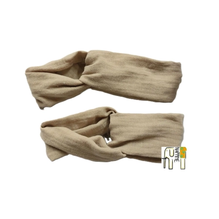 Opaska muślinowa przeplatana Mini – Camel | NappiMe®