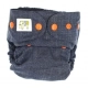 Pieluszka wielorazowa Otulacz Wełniany OS 6–15 kg – Nowy Jeans | NappiMe®