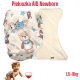 Pieluszka Wielorazowa AIO NEWBORN Kieszonka Mikropolar MISIE MIĘTOWE