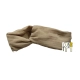 Opaska muślinowa przeplatana Mini – Camel | NappiMe®